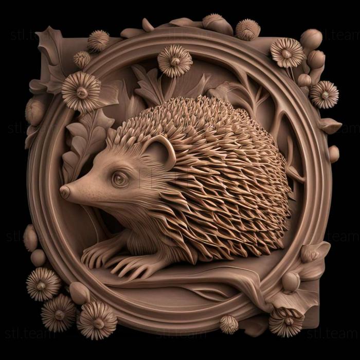 3D model hedgehog (STL)